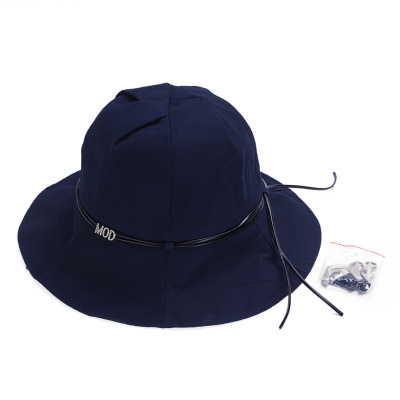 Hot Sale Outdoor Sun Protection Big-edge Sun Hat Solid Color
