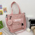 2021 New Large Capacity Canvas Bag Female Japanese Style Students Shoulder Bag for Class Ins Sweet Campus Crossbody Bag