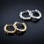 Meiyu Europe and America Creative C- Shaped Twist Earrings Cold Style Stylish Graceful Simple Brass Gold Plated Ear Rings Women