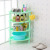 Plastic Draining Storage Rack Punch-Free Floor Storage Rack Multi-Functional Corner Combination Kitchen Bathroom Washbasin Stand