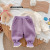 0-3 Years Old Korean Children's Clothing Girls' Fleece-Lined Suit Baby Girl Rabbit Sweater Pants Two-Piece Autumn and Winter Clothing Ct061