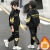 Boys' Spring and Autumn Fleece-Lined Suit Middle and Big Children's Handsome Western Style Thickened Work Clothes Children's Autumn and Winter Korean Fashion Trendy Children's Clothing