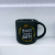 Ag208 Black Frosted Inspirational Text Ceramic Cup Mug Water Cup Daily Necessities Cup2023