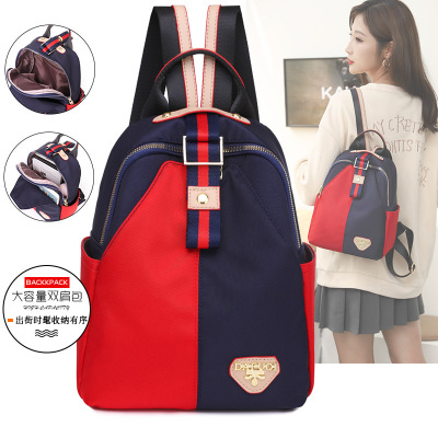 Foreign Trade Wholesale Backpack Female 2021 New Korean Style Oxford Cloth Bag Book Female Student Small Backpack Trendy One Piece Dropshipping