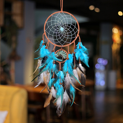 Foreign Trade New Indian Retro Style Tree of Life Dreamcatcher Hanging Ornament Air Hanging Ornament Guesthouse Decoration Pendant