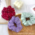 INS Girls' Hair Accessories Sweet All-Matching Floral Dots Large Intestine Ring Hair Rope Elegant Hair Band Hair Rope Forest Headdress