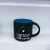 Ag208 Black Frosted Inspirational Text Ceramic Cup Mug Water Cup Daily Necessities Cup2023