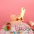 Cake Inserting Card Christmas Cartoon Spanish Acrylic Color Printing Santa Tree Party Gathering Cake Decorative Planting Flags