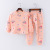 Mard-Ekoochak Children Warm Suit Two-Piece for Boys Fleece-Lined Thickened Girls' Long Johns Top & Bottom Children Homewear