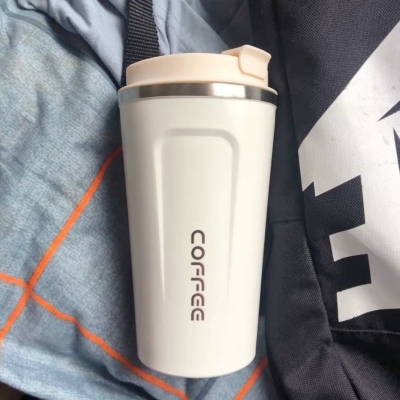 Korean Style Stainless Steel Insulated Mug Men's and Women's Drop-Resistant Good-looking Water Cup Ins Car Cute Tea Cup Water Cup Household