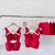 Cloud Red Underwear Set Women's Underwear Wedding Bride Seamless Wireless Fixed Cup Bra