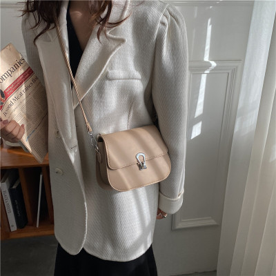Retro High Sense One Shoulder Bag Female Ins Niche 2021 New Fashion All-Match Messenger Bag Autumn and Winter Texture