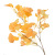 Fake Leaves 3 Fork Ginkgo Leaf Simulation Plant Home Wedding Decoration Emulational Flower Decoration Flower Arrangement Wholesale