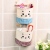 New Cotton and Linen Single Pocket Combination Hanging Storage Bag Wall Hanging Bag Buggy Bag Fabric Debris Storage Bag