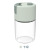 Press-Type Quantitative Salt Glass Condiment Bottle Barbecue Shaker Metering Control Salt Bottle Salt Jar 0.5G Seasoning Can