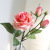 Artificial Rose 1 Flower 2 Buds Moisturizing Fake Rose Flower Plant Home Wedding Decoration Green Plant Pot