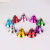 Christmas Colorful Bell Handmade DIY Pendant Christmas Tree Decoration Supplies Pet Garland Horn Bell Accessories