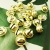 Round Golden Bell DIY Ornament Accessories Christmas Tree Decoration New Year's Day Bell Small Pendant Bracelet Anklet