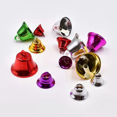 Christmas Colorful Bell Handmade DIY Pendant Christmas Tree Decoration Supplies Pet Garland Horn Bell Accessories