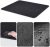 Manufacturer sells high temperature resistant thickness 2.5mm black round outdoor barbecue flame retardant floor mat