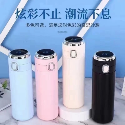 Thermos Cup Female Student Cute Girlish Good-looking Internet Celebrity Couple Water Cup 304 Stainless Steel Drinking Cup