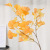 Fake Leaves 3 Fork Ginkgo Leaf Simulation Plant Home Wedding Decoration Emulational Flower Decoration Flower Arrangement Wholesale