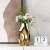 Light Luxury Nordic Gold Plated Ceramic Vase Living Room Decoration Home Decoration Vase Ornaments Vase Decoration