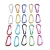 High Quality Climbing Button Carabiner Pear-Shaped Hanging Buckle Color Keychain Aluminum Alloy Hanger Backpack Buckle Quick Buckle Hanging Buckle Key Ring