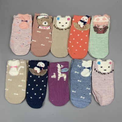 Boys and Girls Children's Socks Baby Spring and Summer Socks Cute Baby Three-Dimensional Cartoon Short Cotton Socks Wholesale Ins Fashion