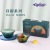 New High-End Gift Glass Pleated Lotus Pond Moonlight Series Green Bowl Cup Gift Box (Two/Three/Four/Five)-Piece Set