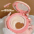 Clear Sweet Milk Peach Two-Tone Blush Natural Nude Makeup Good Complexion Eye Shadow Highlight Makeup Palette Women