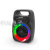 MS-2642 Portable Mini Pluggable Radio USB Bluetooth Audio RGB Horse Light Rainbow Light Gift Audio