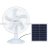 LED Solar Fan Lamp Double Electric Fan Lamp Fan Lamp  stock