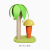 Pet Cat Supplies Cat Self-Hi Toy Sisal Cat Climbing Frame Disassembly Coconut Tree Cat Grinding Claw Scratching Pole