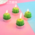 Succulent Plant Cactus Candles 4 PCs Birthday Artistic Taper and Candle Joss Sticks Manufacturer Supply Wholesale