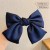 Oversized Black Bow Barrettes Japanese Adults and Children Satin Red Hairpin Back Head Spring Clip Hairware