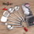Factory Direct Sales Gift Set with Gift Box Within 10 Yuan Stainless Steel Kitchenware Spatula Set Logo Can Be Added