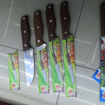 Factory Wholesale Fengzhifeng Wooden Handle Fruit Knife Chef Knife Kitchen Knives