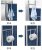 Bathroom Storage Rack Floor Toilet Rack Toilet Punch-Free Washing Machine Washbasin Storage Rack