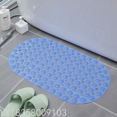New Bathroom Non-Slip Mat Bathroom Bath Mat Shower Room Mat Bathtub Floor Mat Water Insulation Mat Oval Dot round Beads