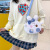 Korean Style Cute Lamb Fur Women's Bag 2021 New Autumn and Winter Furry Shoulder Bag Cartoon Young Girl JK Style Messenger Bag