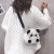 Cute Plush Bag Female New 2020 Fashion Cartoon Panda Messenger Bag Personality Ins Girls' One-Shoulder Bag