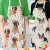Amazon Foreign Trade Apron Linen Creative Cute Dog Apron Manufacturers Support Graphic Customization Wq0027