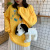 Korean Style Ins Cartoon Puppy Plush Bag Creative Girlish Heart Messenger Bag Personalized Student Doll Shoulder Bag