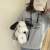Creative Dog Doll Doll Plush Bag Female Messenger Bag Korean Ins Girl Heart Fur Cute Cartoon Bag