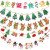 Christmas Hanging Flag Christmas Decorations Scene Layout Banner Party Bunting Cartoon Flag Paper Hanging Flags Wholesale