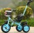 Factory Supplier Children's Tricycle Baby Pedal Tri-Wheel Bike Woven Basket Hand Push Children's Tricycle