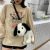 Korean Style Ins Cartoon Puppy Plush Bag Creative Girlish Heart Messenger Bag Personalized Student Doll Shoulder Bag