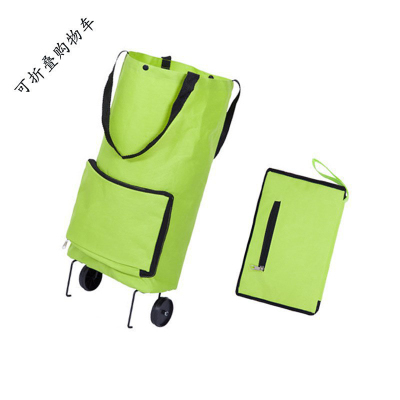 with Wheels Enough Bag Large Simple Bag with Wheels Handbag Car Riding Wheel Bags Folding Shopping Bag