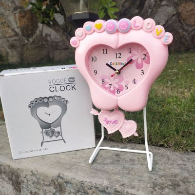 Little Feet Iron Frame Swing Clock